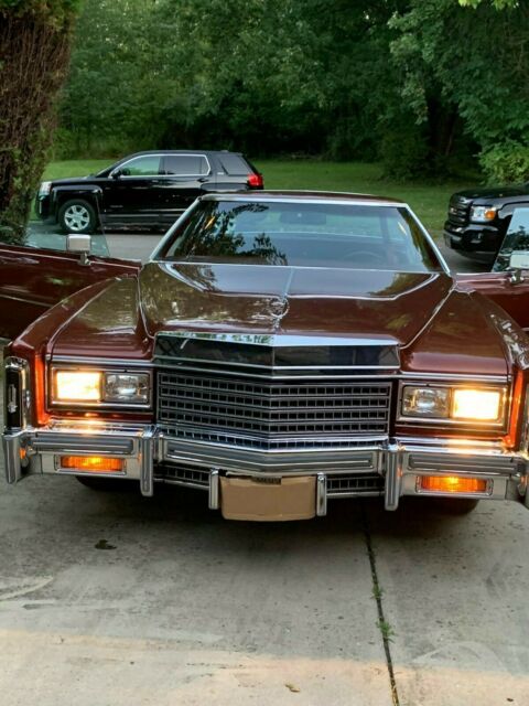 1978 Cadillac Eldorado Two-toned burgundy