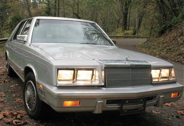 1987 Chrysler New Yorker Turbo with landau top 5th Ave style 4 door Auto