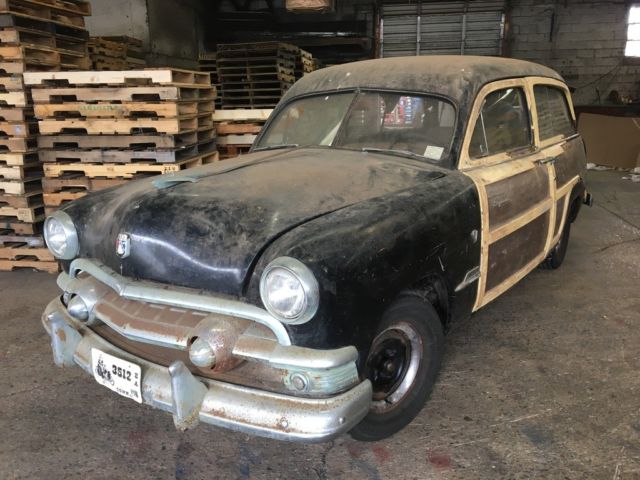 1951 Ford Other Pickups COUNTRY SQUIRE WOODY ONE OWNER BARN FIND 3RD SEAT