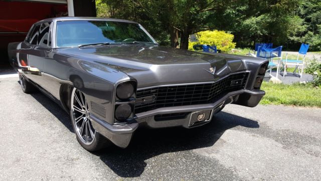 1967 Cadillac DeVille shaved 4 door coupe