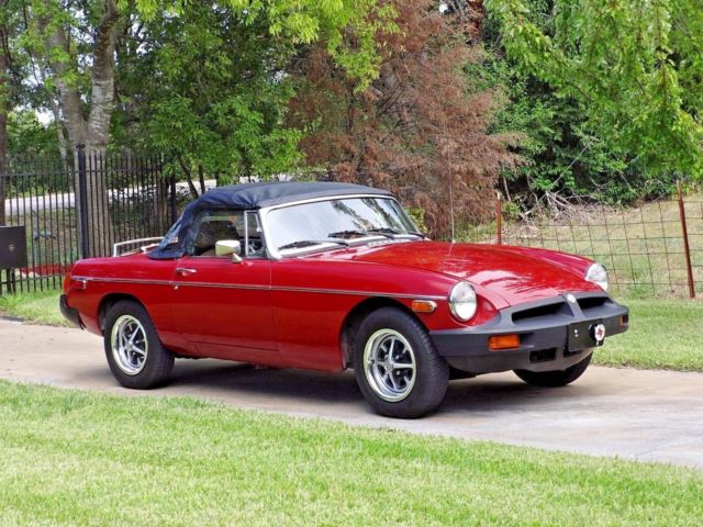 1980 MG MGB TWO OWNER TEXAS SOLID LOW MILES !!!!!