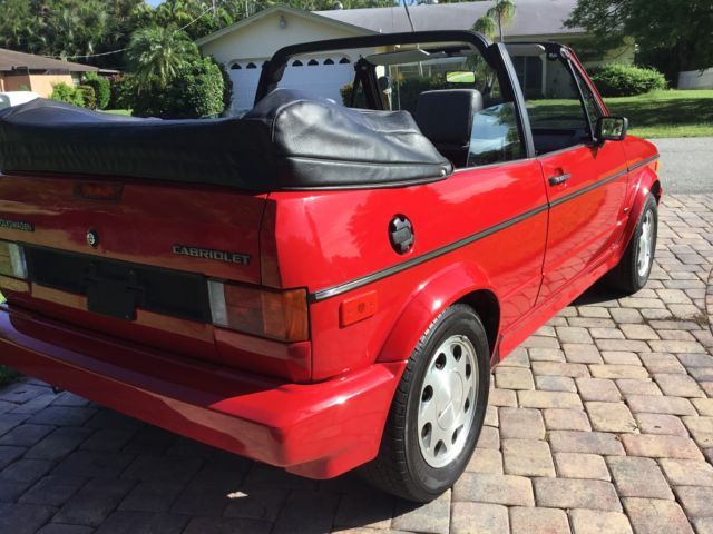1988 Volkswagen Cabrio Best Seller