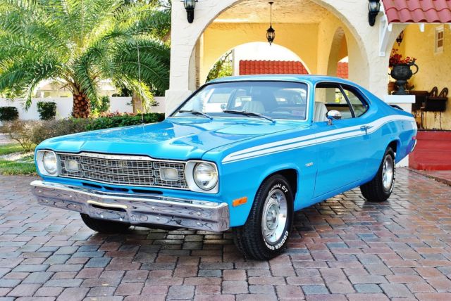 1973 Plymouth Duster 340 Numbers Matching Broadcast Sheet