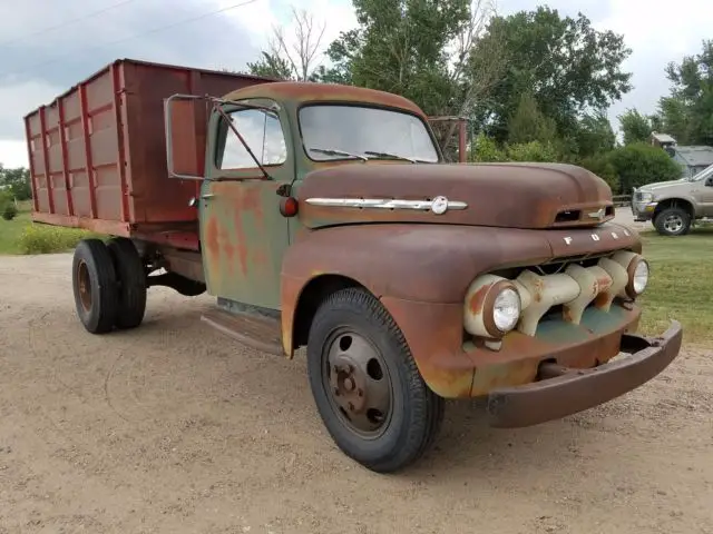 1952 Ford F6 FARM WORK DUMP SHOP TRUCK F1 F2 F6 FLATHEAD PATINA