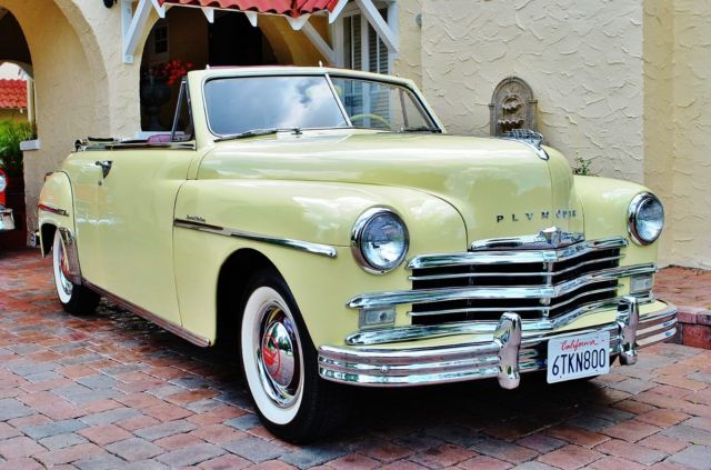 1949 Plymouth Special Deluxe Convertible Fully Restored Must See Pristine