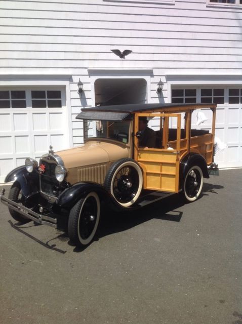 1929 Ford Model A Wood Station Wagon