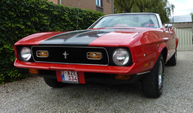 1972 Ford Mustang Bright Red