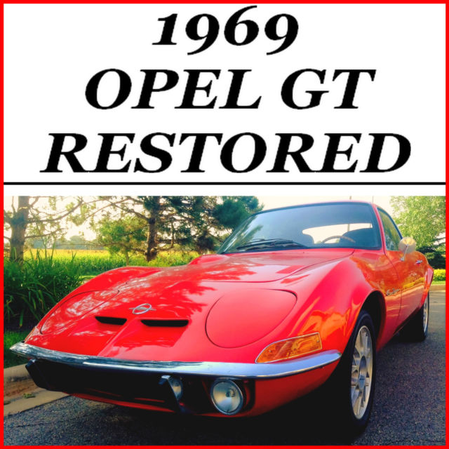 1969 Opel Gorgeous Restored Ferrari Red GT