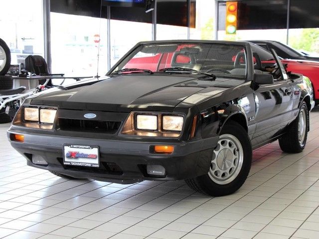 1986 Ford Mustang GT Convertible 5-Speed New Tires California Car