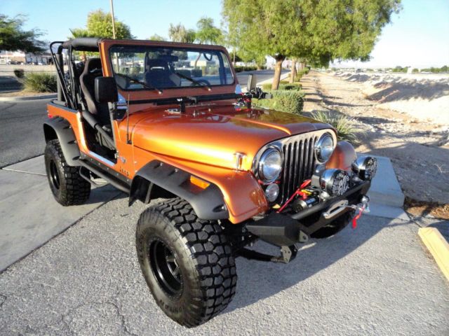 1977 Jeep CJ CHEVY V8 with A/C "HIGH OPTION BUILD"