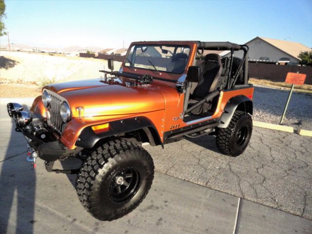 1977 Jeep CJ CHEVY V8 with A/C  "HIGH OPTION BUILD"