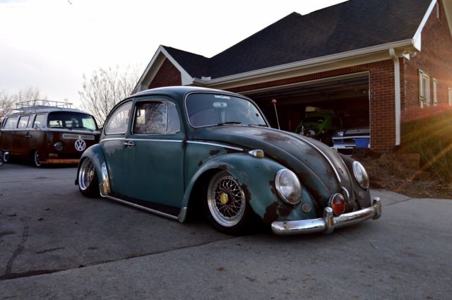 Lowered 1966 Volkswagen Beetle Vw Bug Aircooled Slammed For Sale