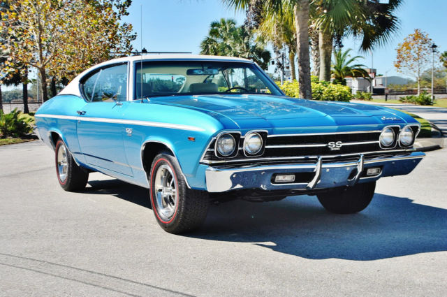 1969 Chevrolet Chevelle SS396 #'s Matching 396 Big Block Buckets Console