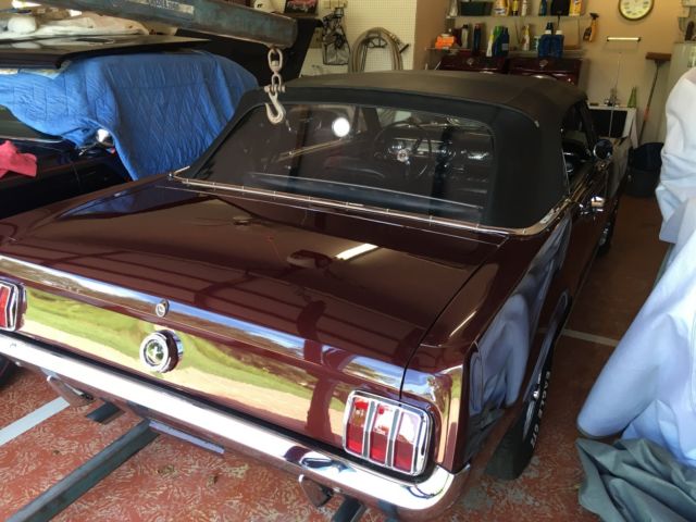 1964 Ford Mustang maroon