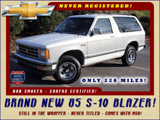 1985 Chevrolet Blazer 2WD- BRAND NEW- Still in the factory wrapper!