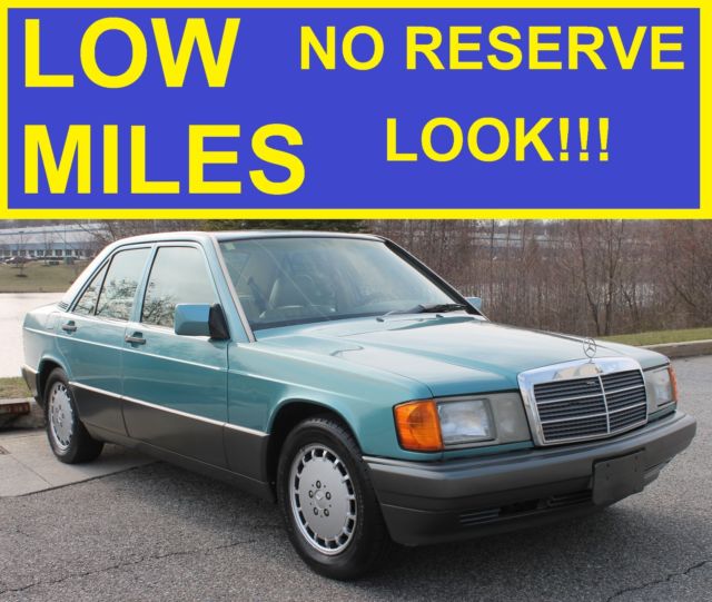 1993 Mercedes-Benz 190-Series NO RESERVE 118,557 MUST SEE BLUTOOTH RADIO