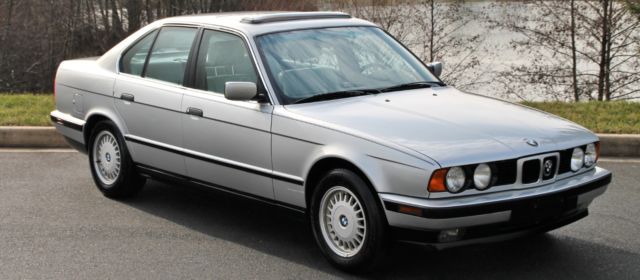 1993 BMW 5-Series NO RESERVE 1 OWNER BMW DEALER MAINTAINED MANUAL!!!