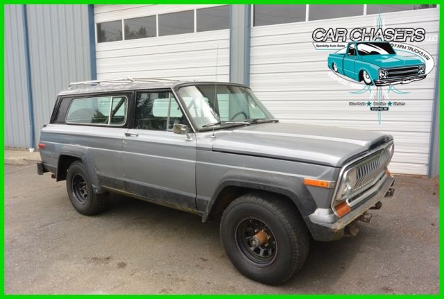 1979 Jeep Cherokee NO RESERVE FACTORY A/C 4SPEED CHIEF!!
