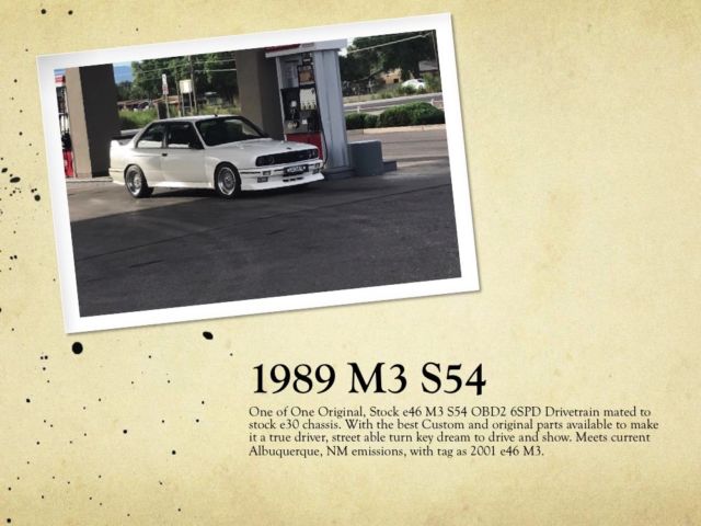 1989 BMW M3 S54