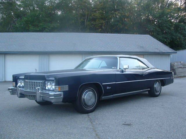 1973 Cadillac Eldorado dark blue