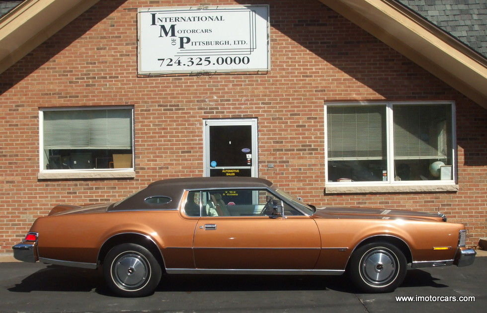 1974 Lincoln Mark Series Continental Mark IV Coupe