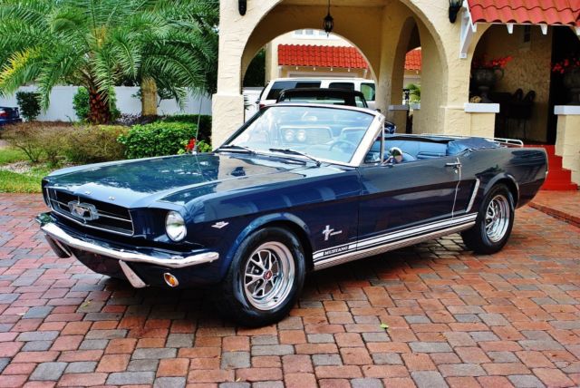 1965 Ford Mustang Convertible A Code 289 V8 4bbl 4-Speed