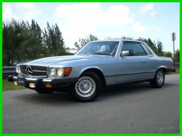 1981 Mercedes-Benz 300-Series 380SLC COUPE CLEAN CONDITION SILVER OVER BLUE