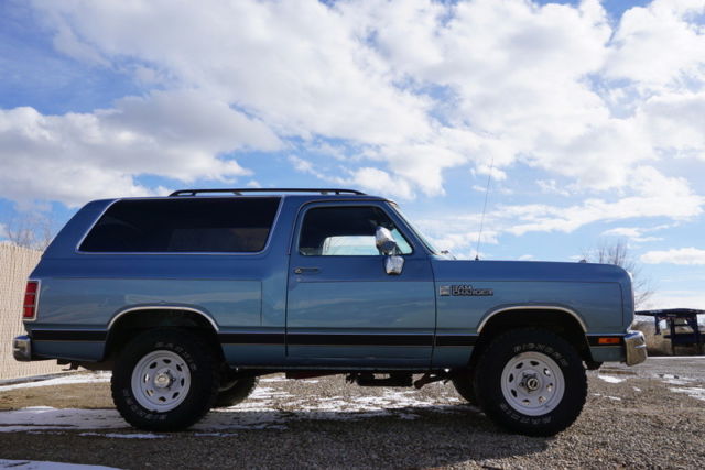 1988 Dodge Ramcharger Ram Charger LE