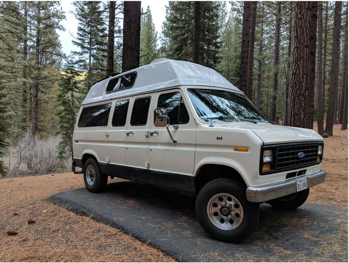 Rare 4x4 Campervan Hightop 1991 Ford 