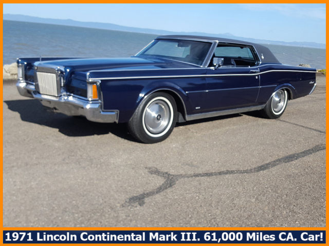 1971 Lincoln Mark Series