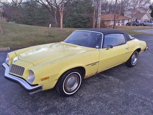 1975 Chevrolet Camaro RARE Yellow Coupe-1 Owner-Low Mile-Original Paint!
