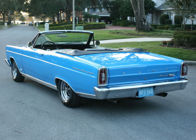 1966 Ford Fairlane 500 CONVERTIBLE - 429 V-8 - A/C - 2K MILES