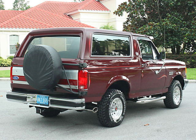 1991 Ford Bronco XLT EDDIE BAUER - 25TH ANNIV - 4X4 - 95K MI