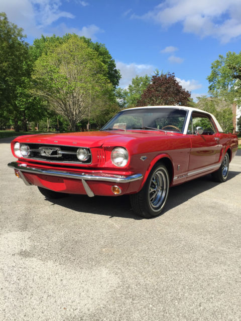 1966 Ford Mustang GT with Red & Parchment Pony Interior