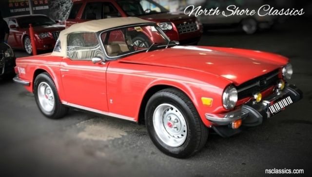 1976 Triumph TR-6 -2.5 L 4-SPEED CONVERTIBLE - SEE VIDEO