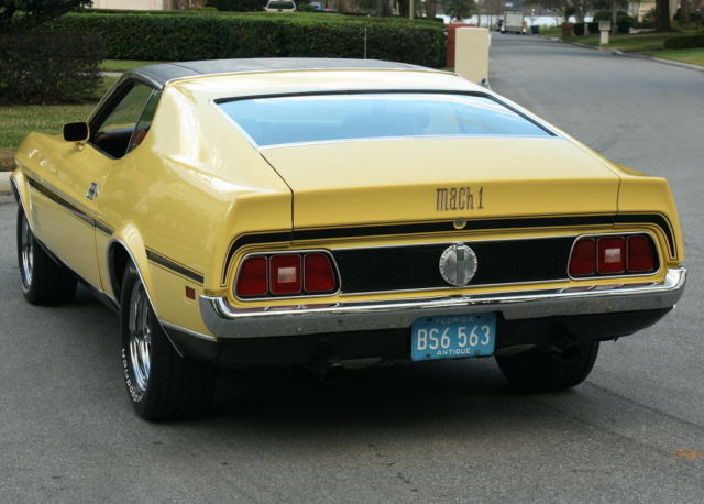 1972 Ford Mustang MACH 1 351 Q CODE COBRA JET - A/C