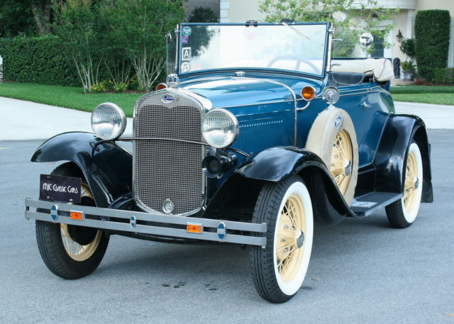 1930 Ford Model A RUMBLE SEAT ROADSTER RESTORED