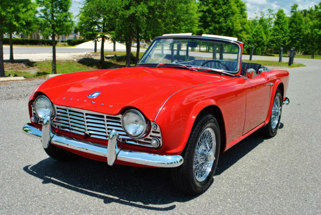 1962 Triumph TR-4 Roadster tr4 best to be found convertible.