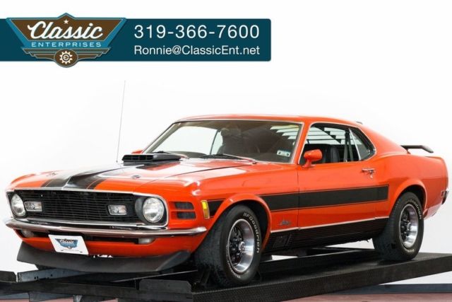 1970 Ford Mach 1 Mustang Marti Report solid Mustang restored correct car