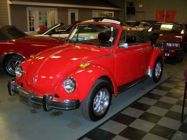 1978 Volkswagen Beetle - Classic KARMANN CONVERTIBLE 1600 CC 4-SPEED BRIGHT RED