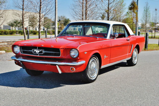 1965 Ford Mustang Rare A Code Coupe 225 HP Vintage Air Front Discs