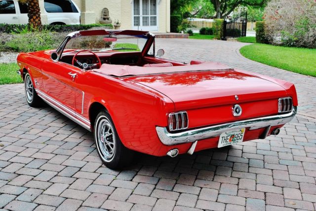 1965 Ford Mustang Convertible Factory A Code 289 V8 4-Speed