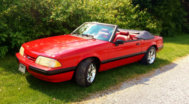 1990 Ford Mustang LX COUPE CONVERTIBLE 25TH YR ANNIVERSARY EDITION