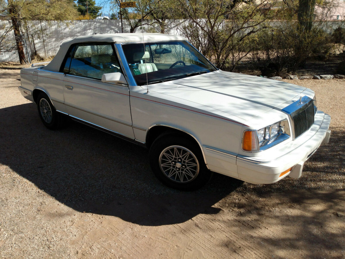 1986 Chrysler LeBaron Dlx.