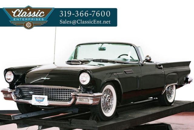 1957 Ford Thunderbird Roadster with hard and soft tops very straight car