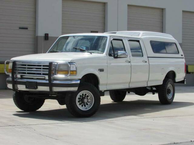 1992 Ford F-350 1 Owner Low Miles 4X4 Crew Cab 7.3 Diesel XLT