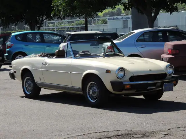 1978 Fiat 124 Spider Convertible