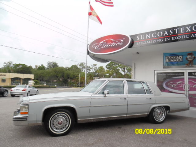 1989 Cadillac Brougham D'ELEGANCE 1 OWNER GARAGED FL CAR!