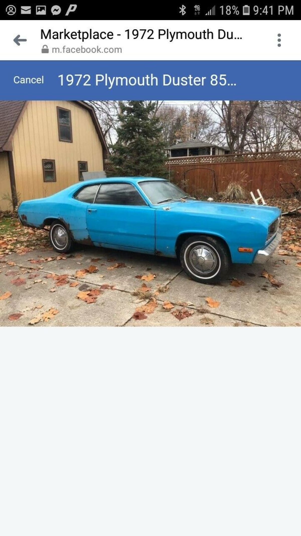 1972 Plymouth Duster