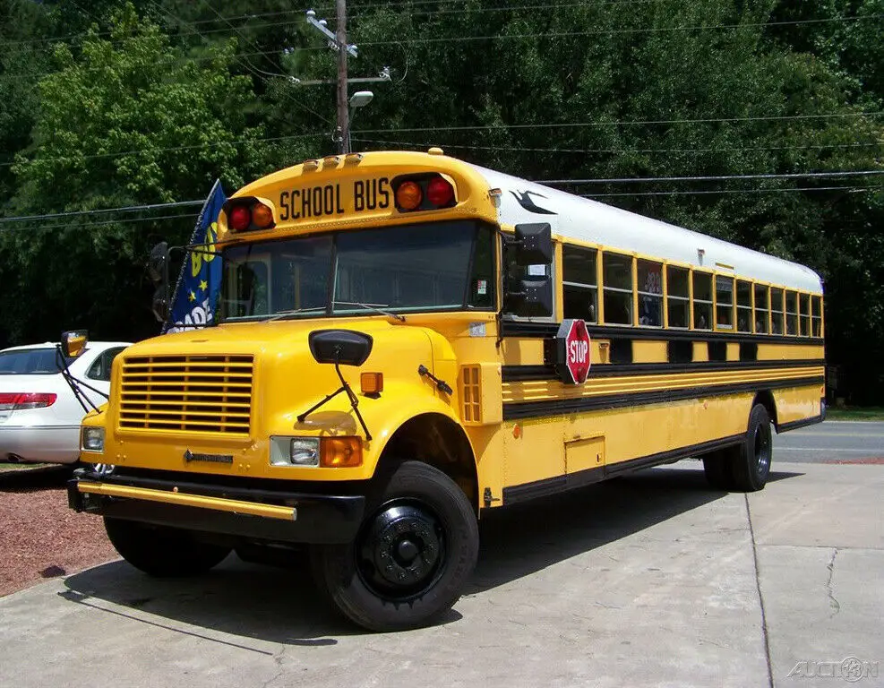 1991 Ford International 7.3L 3000/3800 72 PASSENGER SCHOOL BUS ROCK SOLID